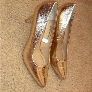 Gold heels